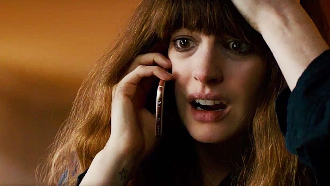 This is a still from the film Colossal.