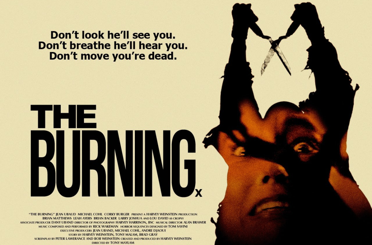This is a poster for the film, The Burning.