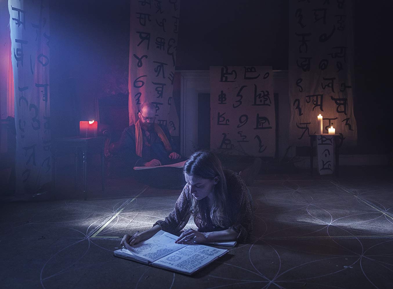 This is a still image from the movie A Dark Song.