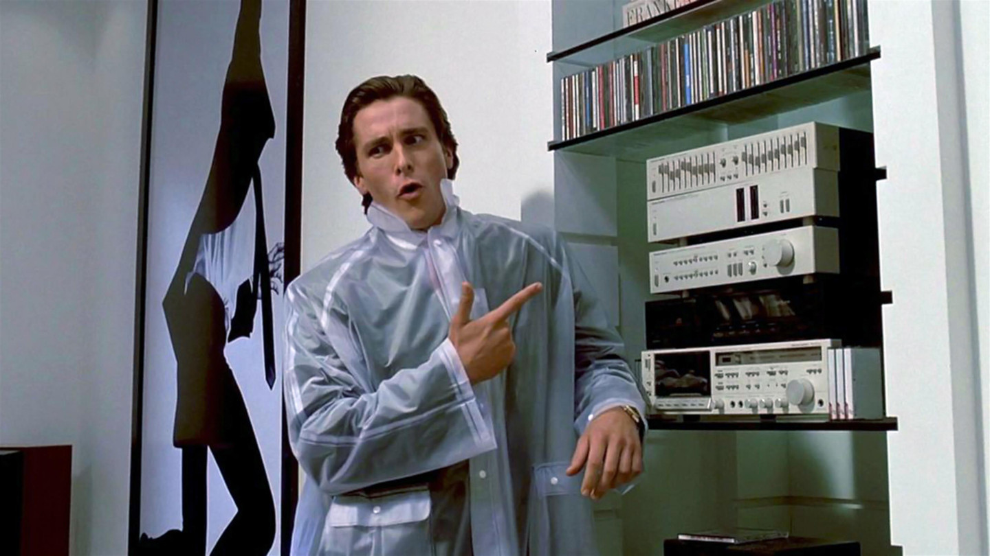 This is a still image from the film American Psycho.